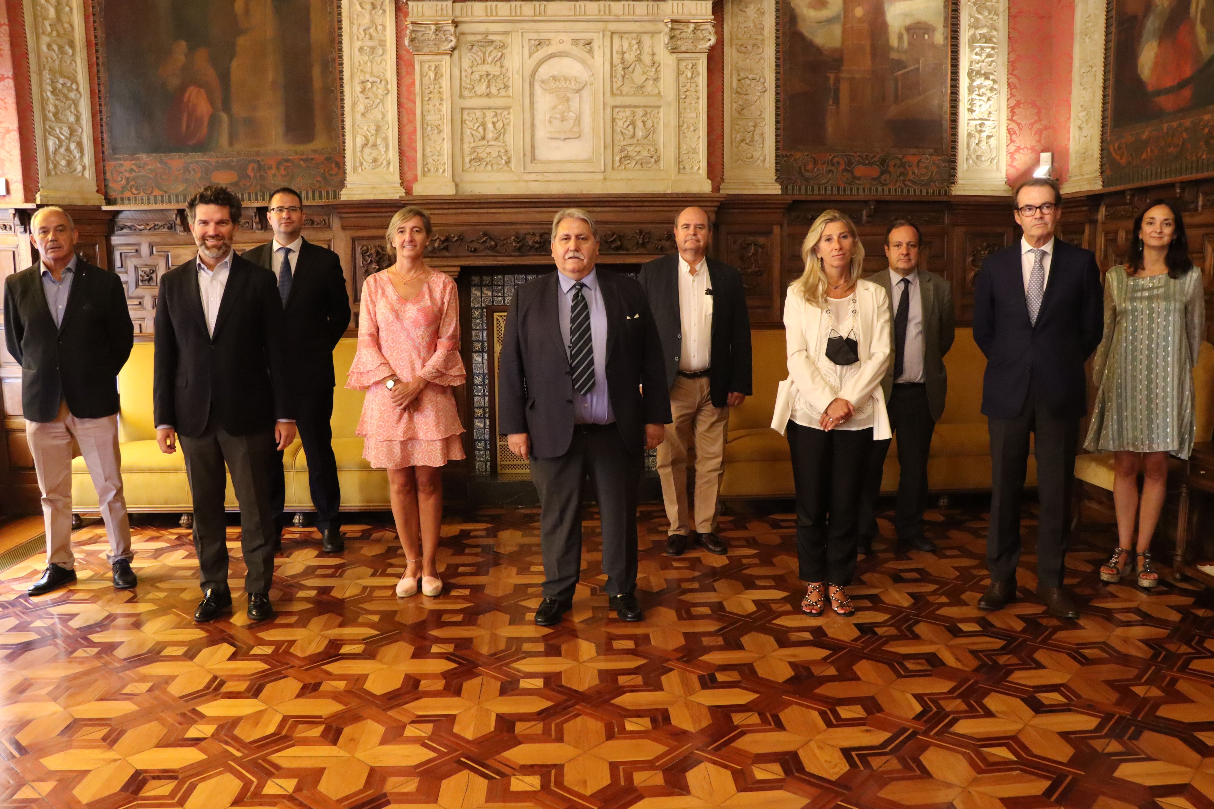 El Comité Ejecutivo se reúne en la sala donde se fundó Cámara Zaragoza